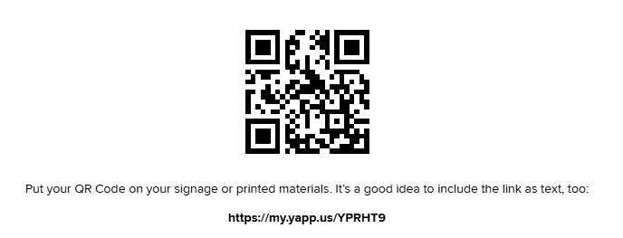 Yapp QR Code